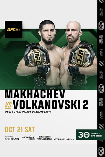 UFC 294: Makhachev vs. Volkanovski 2