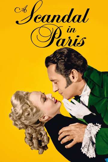 A Scandal in Paris Poster