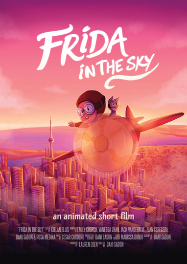 Frida in the Sky Poster