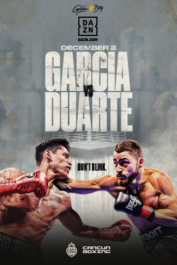 Ryan Garcia vs. Oscar Duarte Poster