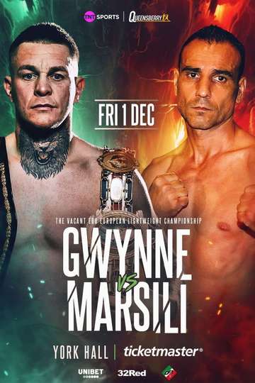 Gavin Gwynne vs. Emiliano Marsili Poster