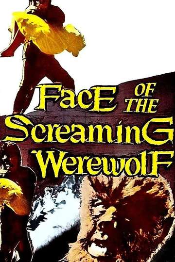 Face of the Screaming Werewolf Poster
