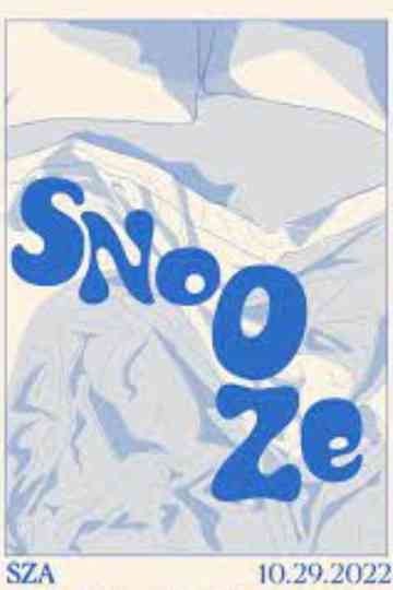 SZA Snooze Poster