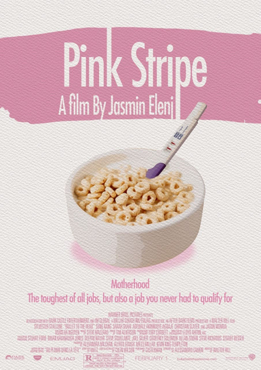 Pink Stripe Poster