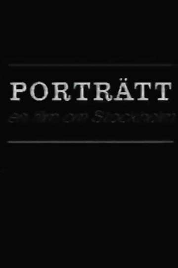 Portrait: A Film of Stockholm Poster