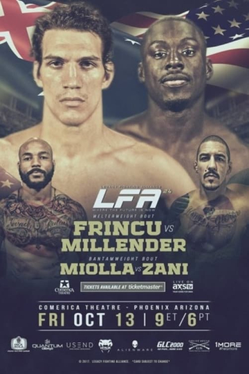 Legacy Fighting Alliance 24: Frincu vs. Millender Poster