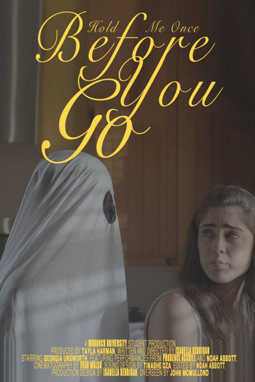 Hold Me Once Before You Go Poster