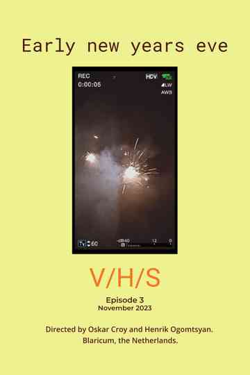 V/H/S  - early new years eve poster