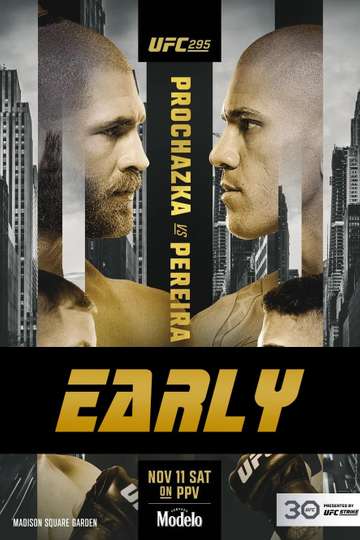 UFC 295: Prochazka vs. Pereira - Early Prelims Poster