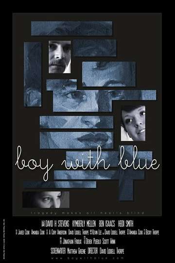 Boy with Blue Poster