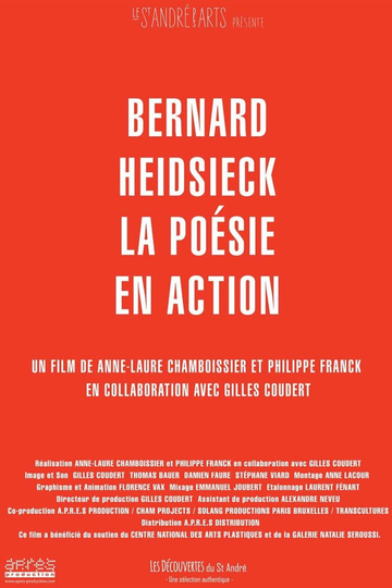 Bernard Heidsieck, la poésie en action Poster