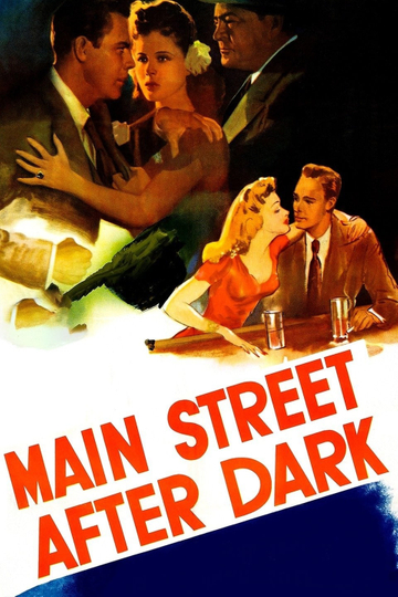 Main Street After Dark Poster