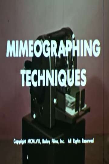 Mimeographing Techniques