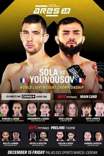 ARES Fighting Championship 18: Sola vs Younousov Poster