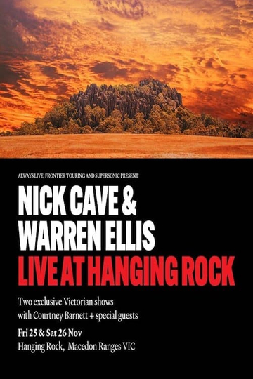 KINGDOM IN THE SKY: Nick Cave & Warren Ellis Live at Hanging Rock Poster