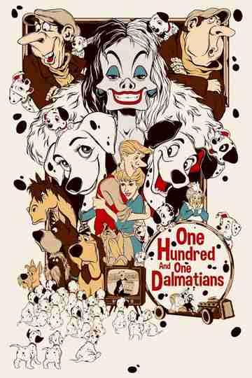 One Hundred and One Dalmatians Poster