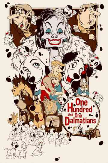 One Hundred and One Dalmatians Poster