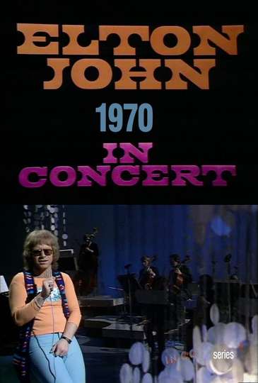 Elton John In Concert BBC 1970 Poster