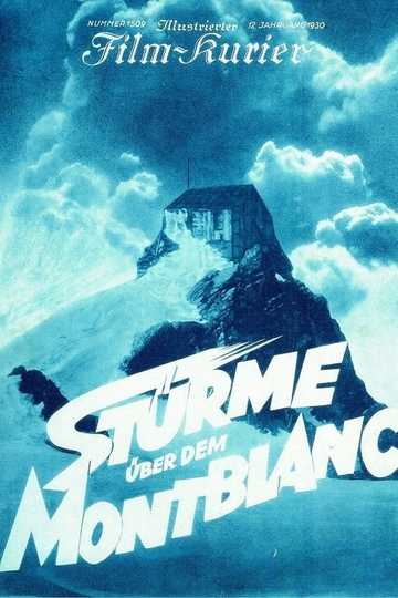 Storm Over Mont Blanc Poster