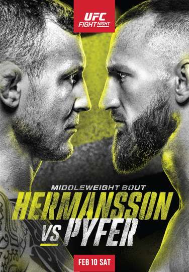 UFC Fight Night 236: Hermansson vs. Pyfer Poster