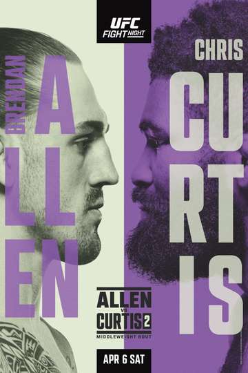 UFC Fight Night 240: Allen vs. Curtis 2 Poster