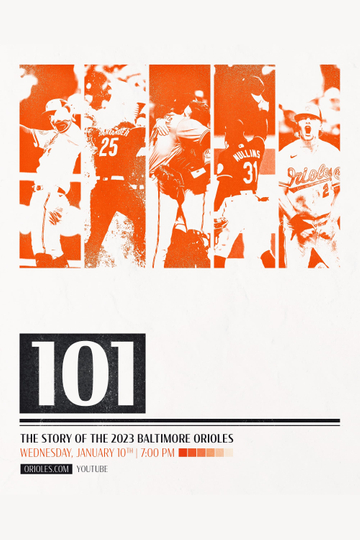 101: The Story of the 2023 Baltimore Orioles Poster