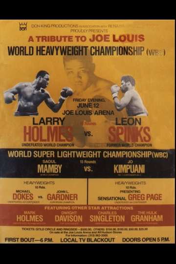 Larry Holmes vs. Leon Spinks