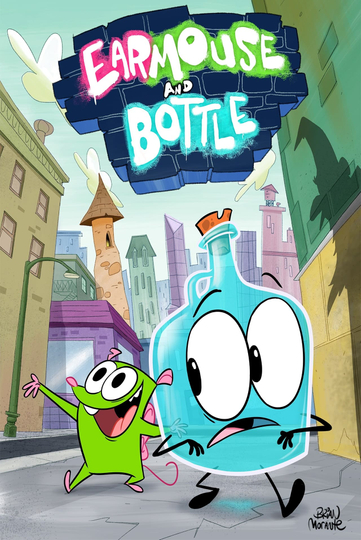 Earmouse and Bottle Poster