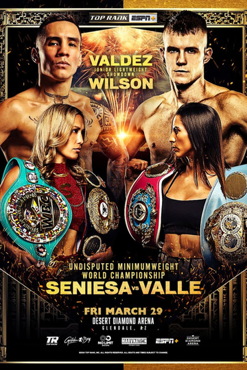 Oscar Valdez vs. Liam Wilson Poster