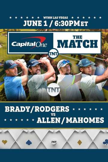 The Match: Brady/Rodgers vs. Allen/Mahomes Poster