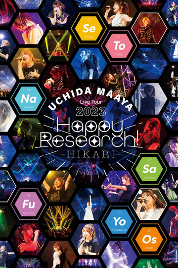 UCHIDA MAAYA Live Tour 2023 Happy Research! -HIKARI- Poster