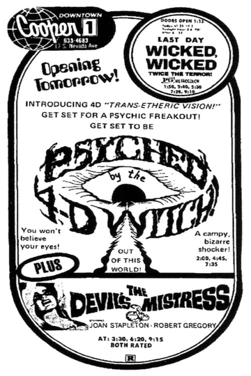 Psyched by the 4D Witch A Tale of Demonology Poster