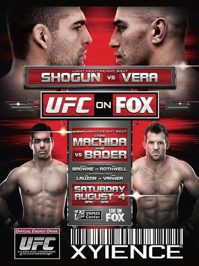 UFC on Fox 4 Shogun vs Vera Poster