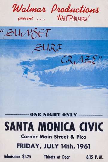 Sunset Surf Craze Poster