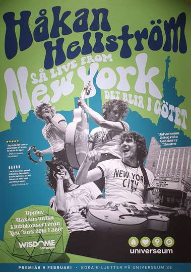 Håkan Hellström - New York 2016 Poster