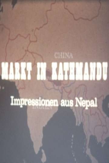 Markt in Kathmandu - Impressionen aus Nepal Poster