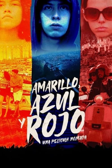 Amarillo, Azul y Rojo Poster