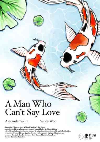 A Man Who Can't Say Love Poster