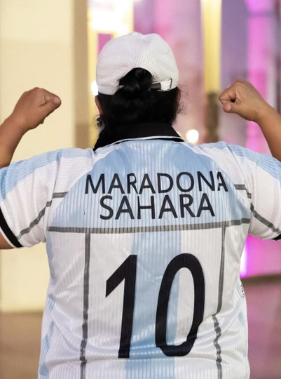 Maradona of the Sahara Poster