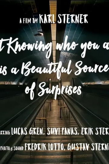 Not knowing who you are is a beautiful source of surprises Poster