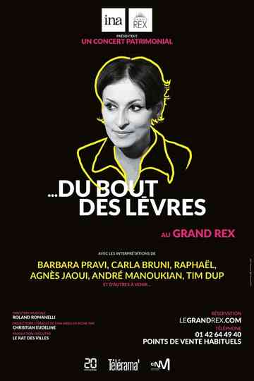 Immortelle Barbara - « …Du bout des lèvres » au Grand Rex à Paris, le 18/09/2023 Poster