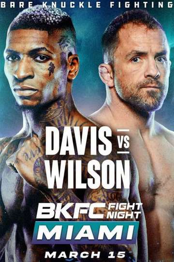 BKFC Fight Night Miami: Davis vs. Wilson Poster