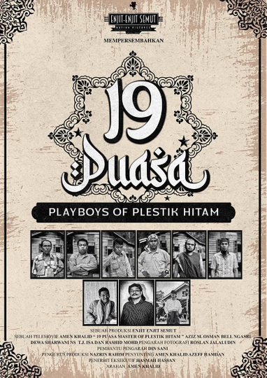 19 Puasa : Playboys of Plestik Hitam Poster