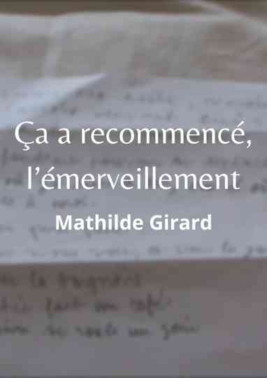 Ça a recommencé, l’émerveillement