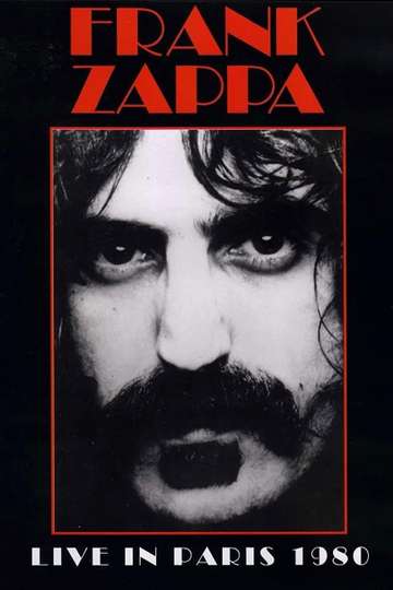 Frank Zappa  Live in Paris 1980 Poster