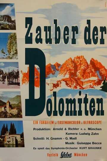 Zauber der Dolomiten Poster