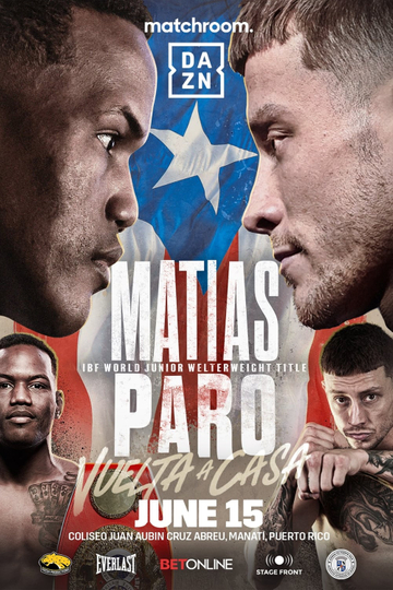 Subriel Matias vs. Liam Paro Poster