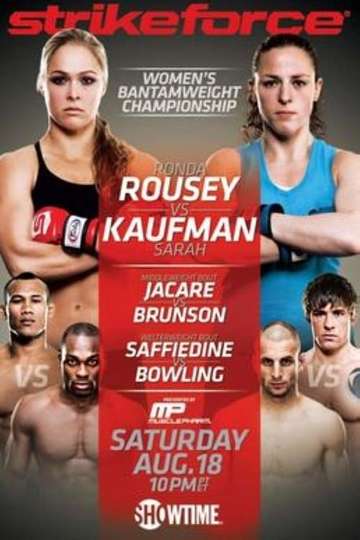 Strikeforce Rousey vs Kaufman Poster