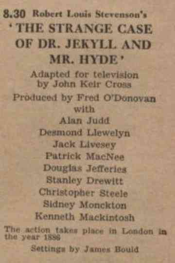 The Strange Case of Dr. Jekyll and Mr. Hyde Poster