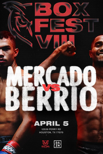 Ernesto Mercado vs. Deiner Berrio Poster